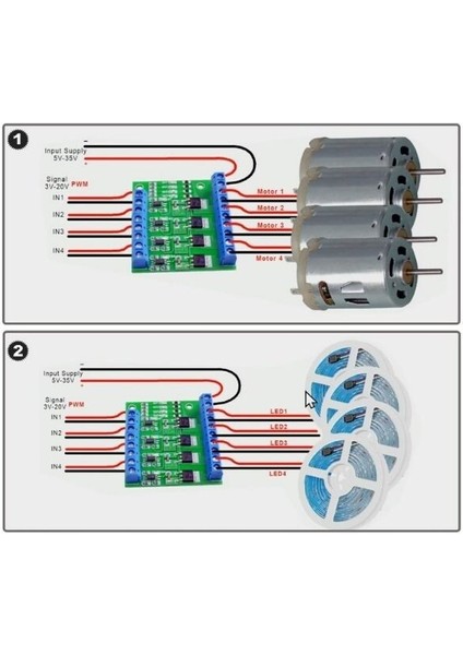 4 Kanal Pwm Mosfet Modülü - Plc Sürücü Modülü modelleri