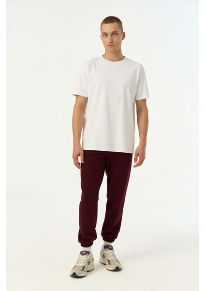 Basic Supersoft Erkek Eşofman Altı - Bordo