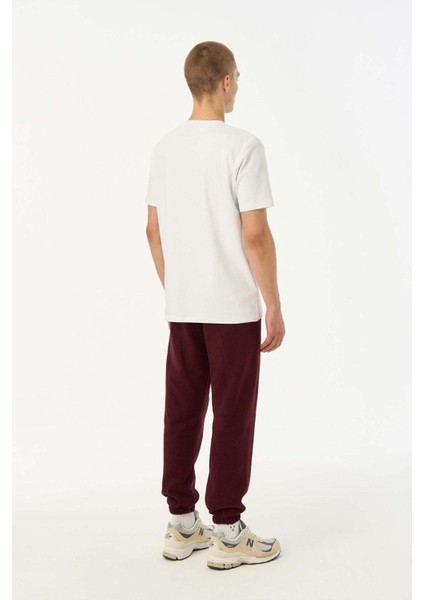 Basic Supersoft Erkek Eşofman Altı - Bordo fiyatları