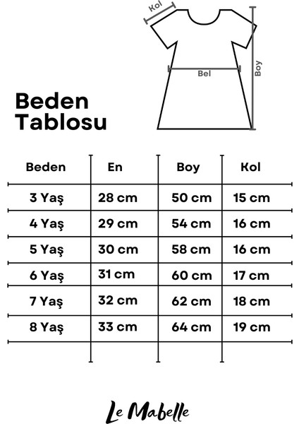 Lila Boncuklu Pullu Kız Çocuk Elbise - Gloria