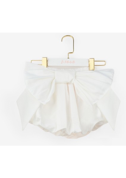 Beyaz Kız Çocuk Balon Etek - Anna