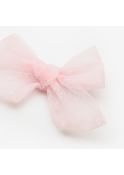 Pembe Bağlama Tül Fiyonk Kız Çocuk Klips Toka fırsatları