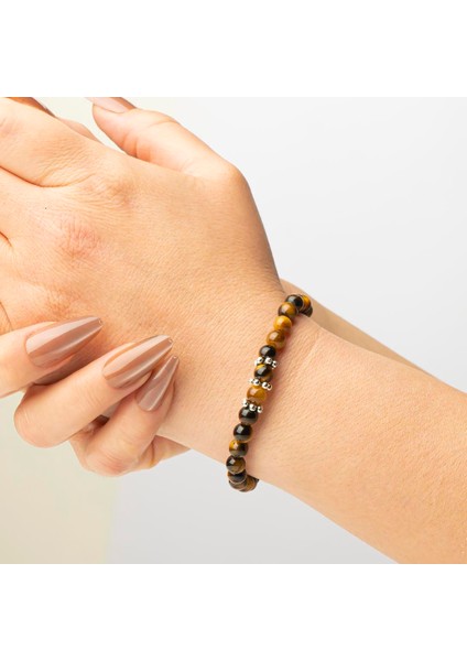 Kaplan Gözü Doğal Taş Bileklik (6 Mm) – Derin Güç modelleri