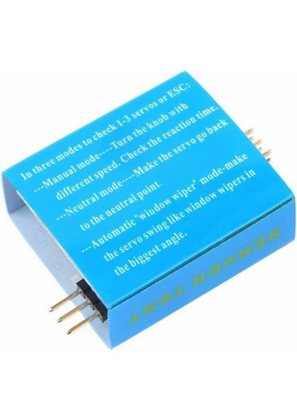 Servo Test / Esc Fırçasız Motor Hız Kontrol Ünitesi modelleri