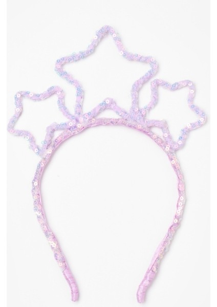 Lila Pullu Yıldızlı Kız Çocuk Taç fiyatları