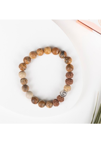 Jasper Monkay Doğal Taş Bileklik