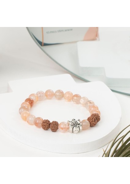 Güneş Taşı Doğal Taş Bileklik