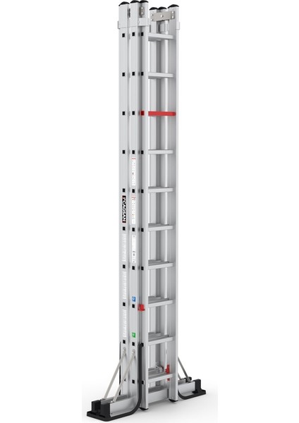 2x10 Basamaklı Doublex - A Tipi Çift Taraflı Sürgülü Merdiven Ta003 fiyatları