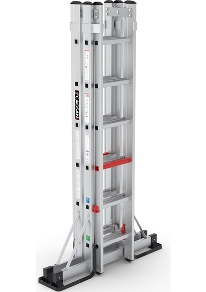 2x6 Basamaklı Doublex - A Tipi Çift Taraflı Sürgülü Merdiven Ta002 fiyatları