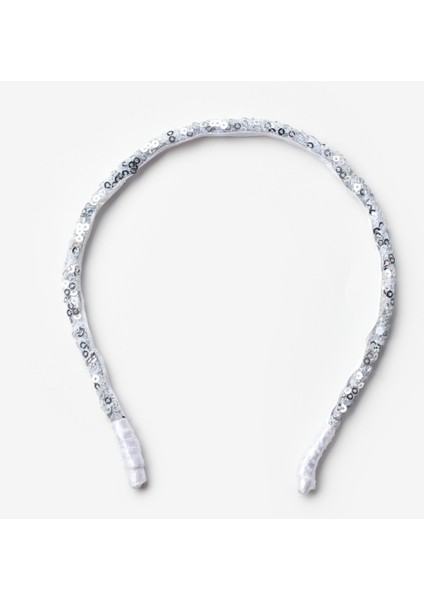 Gümüş Pullu Kız Çocuk Taç modelleri