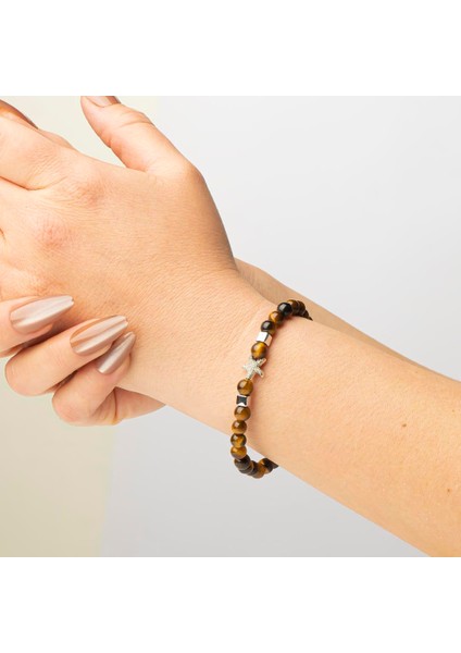 Kaplan Gözü Doğal Taş Bileklik (6 Mm) – Içsel Ateş modelleri