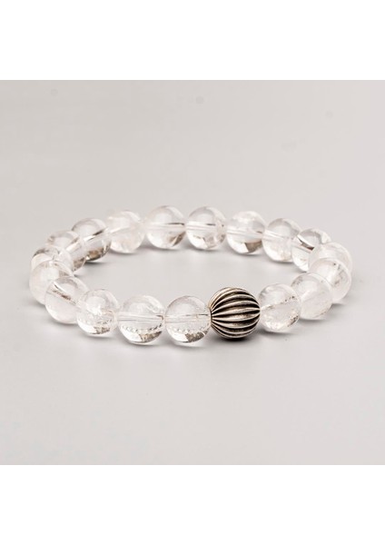 Kristal Kuvars Doğal Taş Bileklik (10 Mm) – Enerji Kaynağı fiyatları