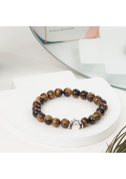 Kaplan Gözü Doğal Taş Bileklik