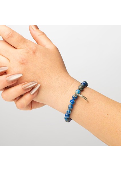 Lapis Lazuli Doğal Taş Bileklik (8 Mm) – Göklerin Sırrı modelleri