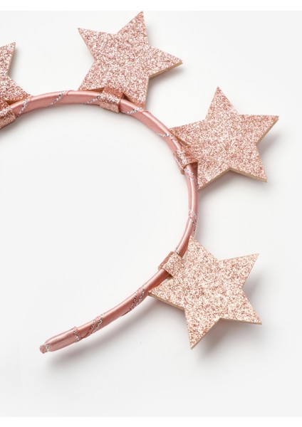 Rose 5'li Yıldız Figürlü Kız Çocuk Taç