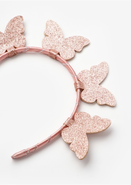 Rose 5'li Kelebek Figürlü Kız Çocuk Taç fırsatları