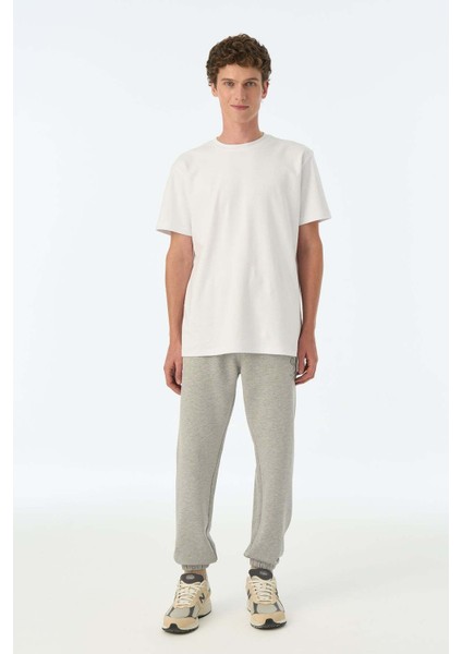 Tennis Club Erkek Eşofman Altı - Gri Melanje