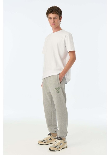 Tennis Club Erkek Eşofman Altı - Gri Melanje fiyatları