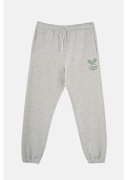 Tennis Club Erkek Eşofman Altı - Gri Melanje indirimleri