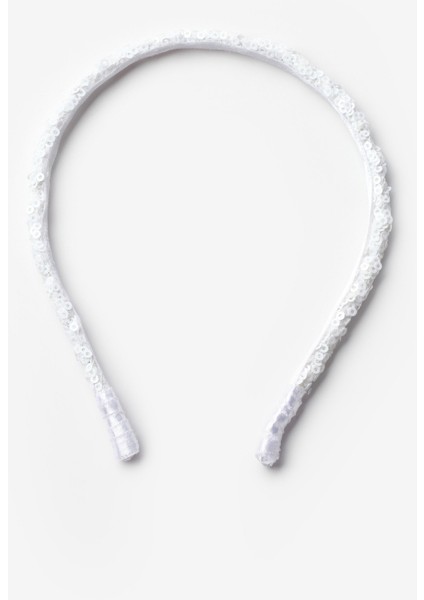 Beyaz Pullu Kız Çocuk Taç modelleri