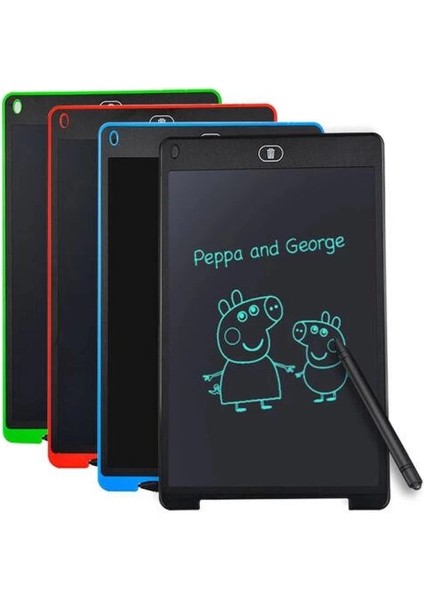 T12 Siyah Writing Tablet LCD 12 Inç Dijital Kalemli Çizim Yazı Tahtası modelleri