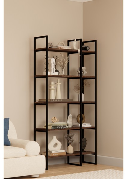 Dekoratif Raf Mobilya Kitaplık Çok Amaçlı Metal Mobilya Raf Stant modelleri