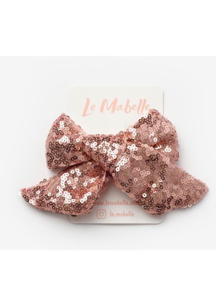 Rose Payetli Kız Çocuk Klips Toka modelleri