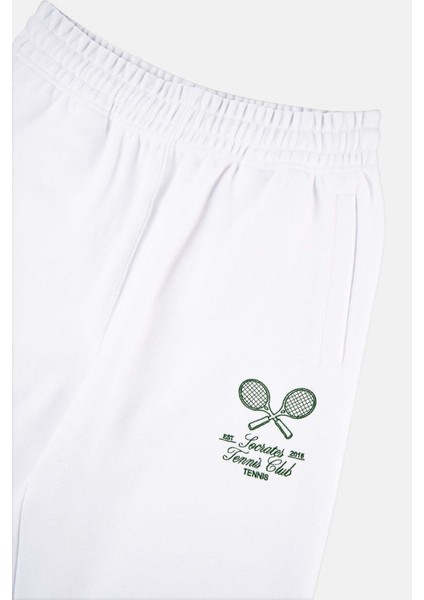 Tennis Club Supersoft Kadın Eşofman Altı - Beyaz fırsatları