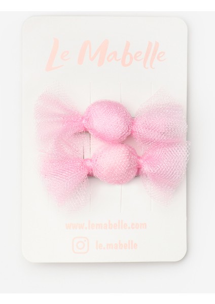 Pembe Şeker Figürlü Kız Çocuk 2'li Klips Toka modelleri