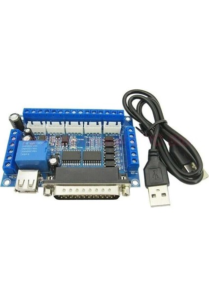5 Eksenli Mach 3 Cnc Kademeli Motor Sürücüsü