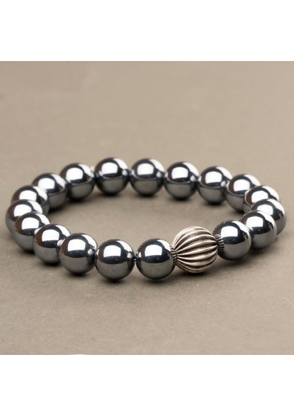 Terahertz Doğal Taş Bileklik (10 Mm) – Aura Kalkanı fiyatları