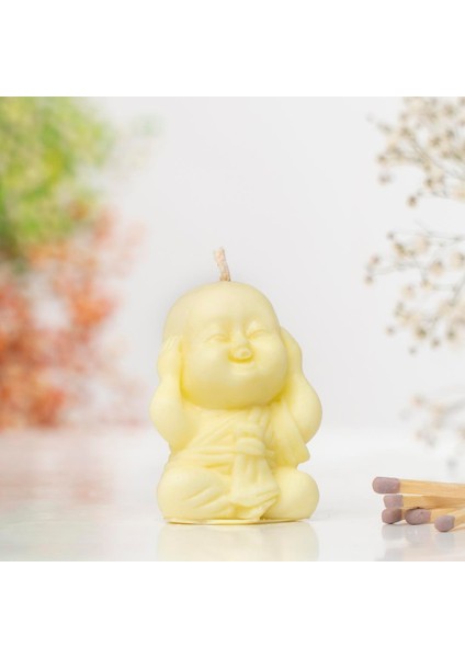 Duymadım Buddha Temalı Soya Wax Mum