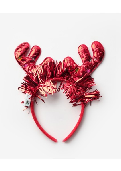 Kırmızı Işık Detaylı Geyik Boyunuzu Kız Çocuk Taç modelleri