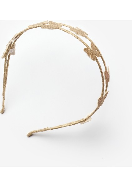 Altın Minik Kelebekli Kız Çocuk Taç indirimleri