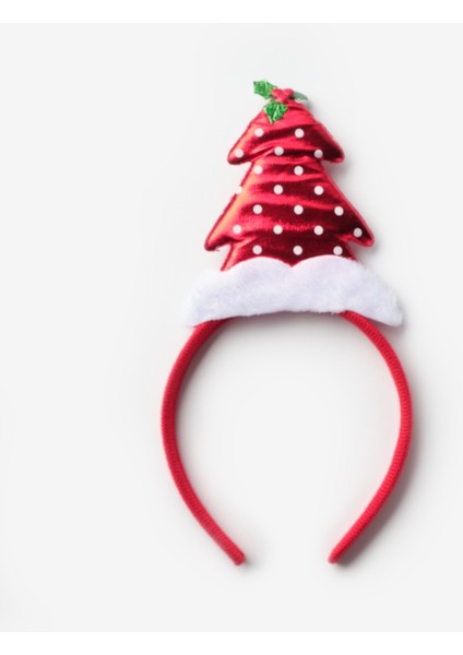 Kırmızı Puanlı Yılbaşı Ağacı Kız Çocuk Taç modelleri