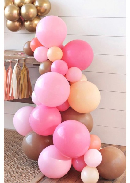 Pembe Gold Zincir Balon Set fiyatları