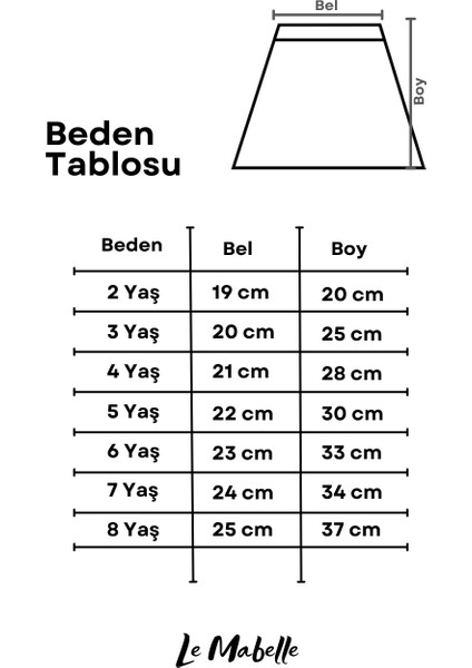 Somon Kelebek Aplikeli Kız Çocuk Tül Etek - Pauline