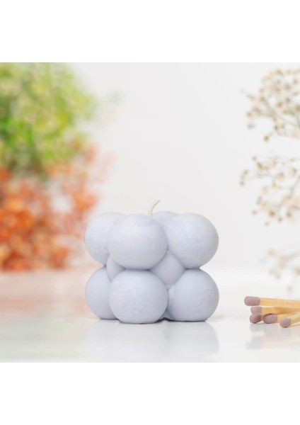Bubble Temalı Vegan Soya Mumu