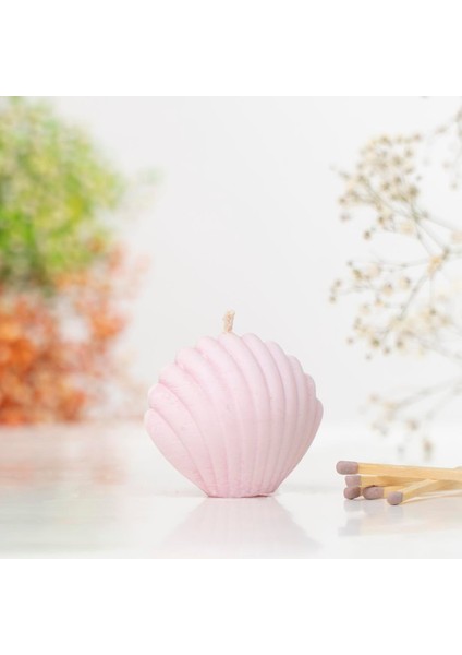 Istiridye Temalı Vegan Soya Mum