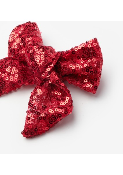 Kırmızı Payetli Kız Çocuk Klips Toka fırsatları