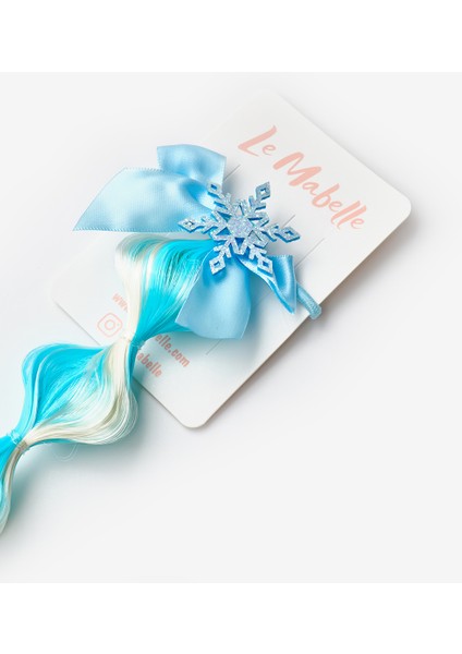 Mavi Kar Tanesi Detaylı Saçlı Kız Çocuk Toka fırsatları