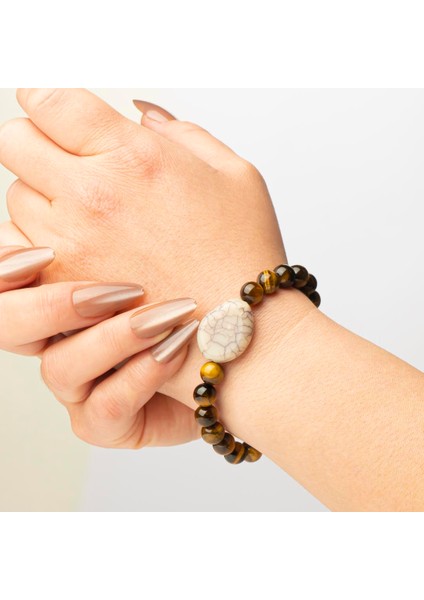 Kaplan Gözü Doğal Taş Bileklik (8 Mm) – Kalbin Zırhı fiyatları