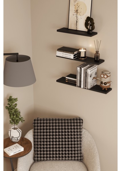 3'lü Dekoratif Raf Duvar Rafı fiyatları