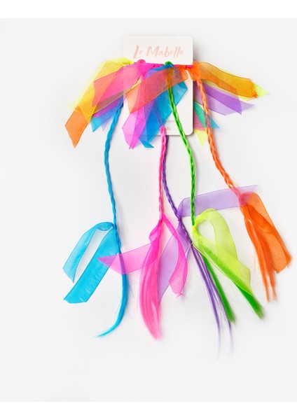 Çok Renkli Saç Detaylı Kız Çocuk Toka modelleri