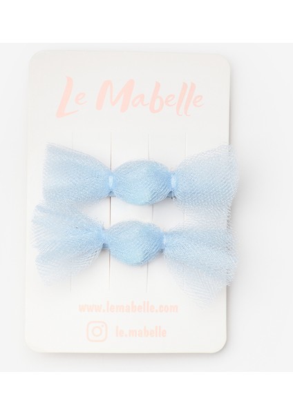 Mavi Şeker Figürlü Kız Çocuk 2'li Klips Toka modelleri