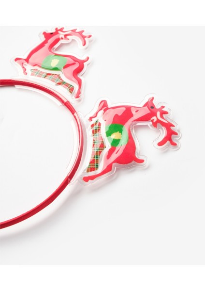 Kırmızı Ikili Geyik Detaylı Kız Çocuk Taç fırsatları