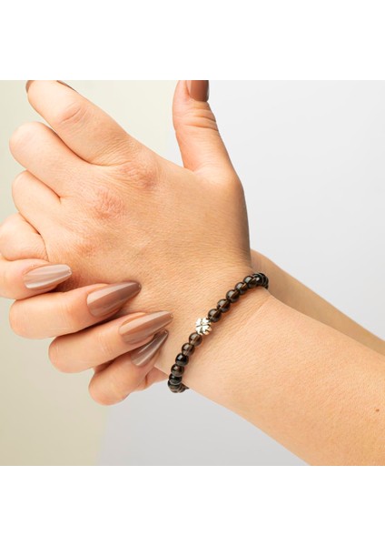 Dumanlı Kuvars Doğal Taş Bileklik (6 Mm) – Kozmik Uyum fiyatları