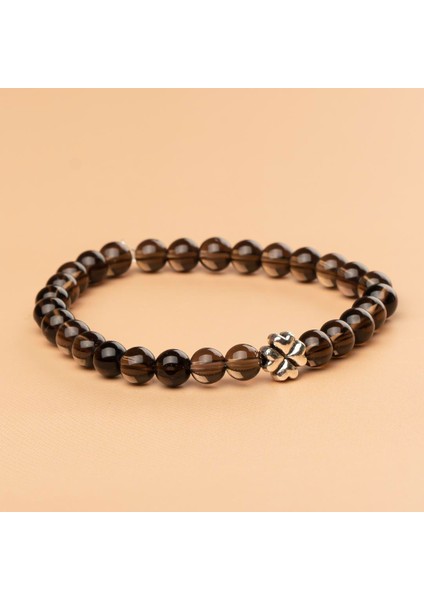 Dumanlı Kuvars Doğal Taş Bileklik (6 Mm) – Kozmik Uyum modelleri