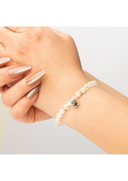 Kristal Kuvars Doğal Taş Bileklik (6 Mm) – Ilahi Frekans modelleri