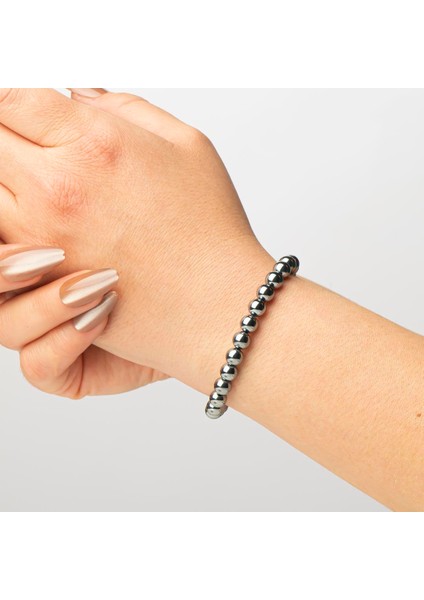 Terahertz Doğal Taş Bileklik (6 Mm) – Yüksek Frekans modelleri